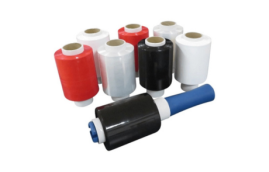 Verpak slim en duurzaam met handwikkelfolie minirollen van Rekfolie.nl