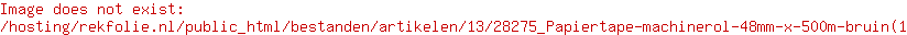 Papiertape machinerol 48mm x 500m bruin