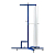 Topveldispenser verticaal blauw